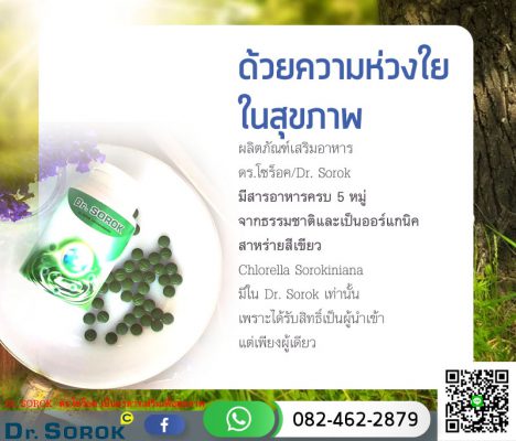 ผลิตภัณฑ์เสริมอาหาร,ดร.โซร็อค/Dr. Sorok,Bio Energy, Dr.SOROK, heavenly food, ชะลอความชรา, ดร.โซร็อค, ดูแลสุขภาพ, สาหร่ายคลอเรลล่า, อาหารอวกาศ, เสริมสร้างภูมิคุ้มกัน, โซโรคิเนียน่า